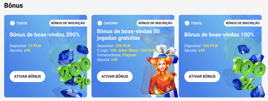 Slottica Cassino bonus