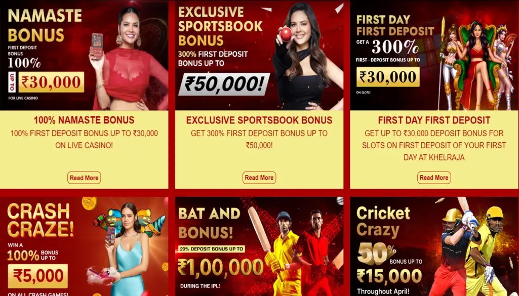 Casino Khelraja Bonuses and Promotions